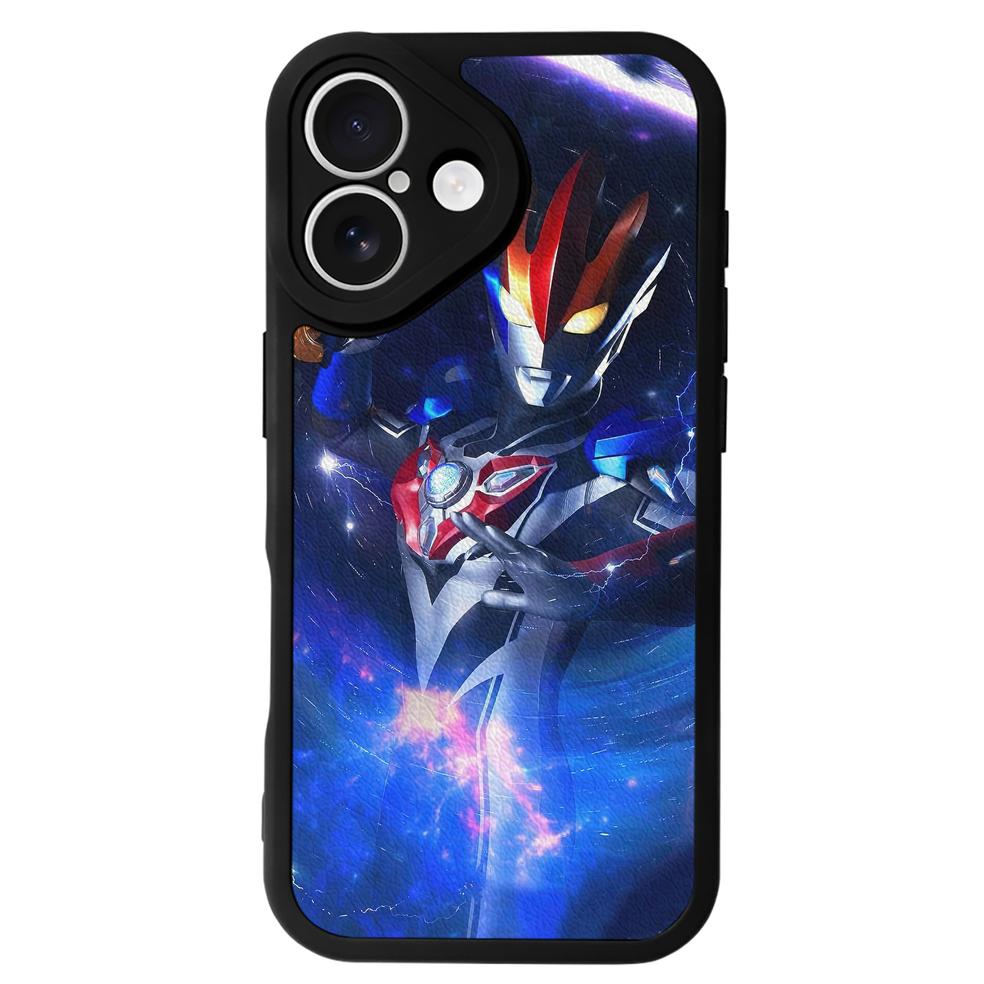 （画像用） ウルトラマン Ultraman 【iPhone 16シリーズ対応】シリコンスマホケース（レザー調） 材質：シリコン